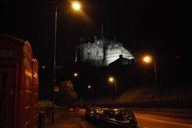 Edinburgh Castle at night
